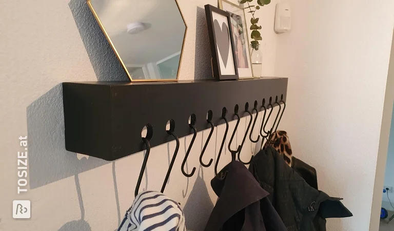 DIY: Machen Sie Ihre eigene Garderobe und Wandschrank für die Halle von Stijn