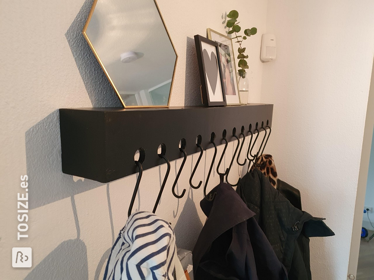 Bricolaje: haga su propio perchero y armario de pared para el recibidor, de Stijn