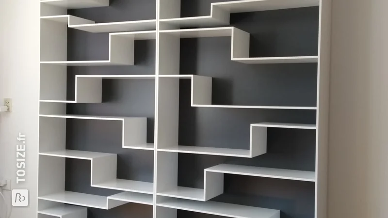 Unique design bookcase, by Sander