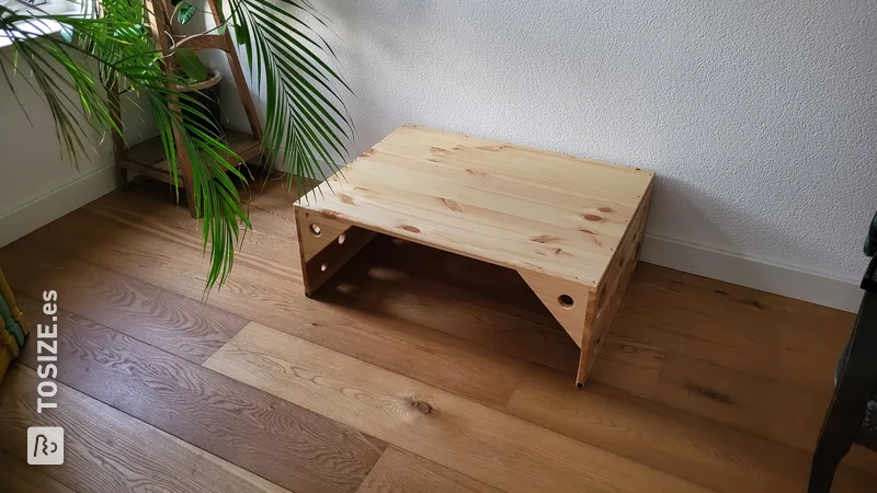 Tapa de pino para escritorio de bipedestación y mesa infantil, de Koen