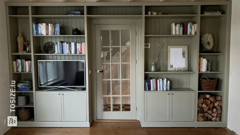 Armoire intégrée dans une ancienne maison sur digue, par Jacco