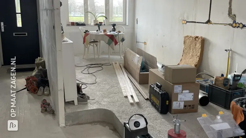 Stijlvol massief eiken barmeubel voor de keuken, door Oscar