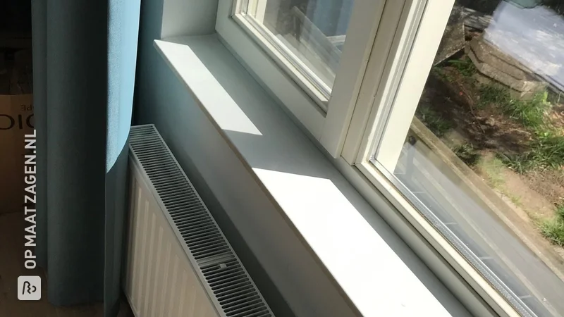 Make budget-friendly window sills for converted homes, by Jaap