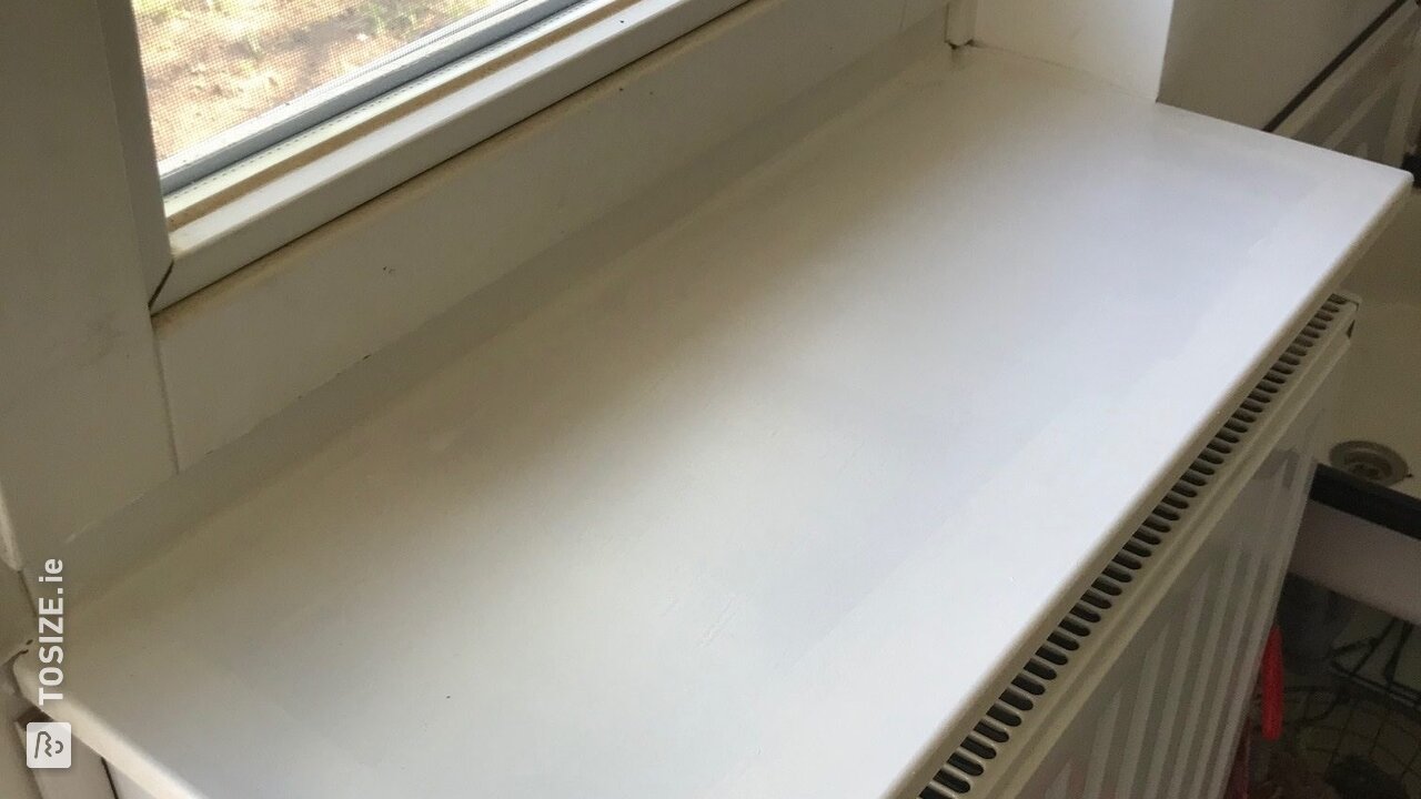 Make budget-friendly window sills for converted homes, by Jaap