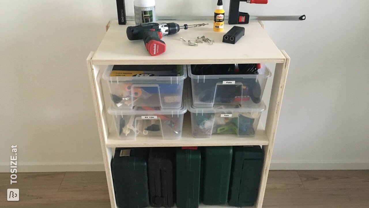 Herstellung eines DIY-Wagens: Multifunktionaler Wagen mit viel Stauraum von Collin