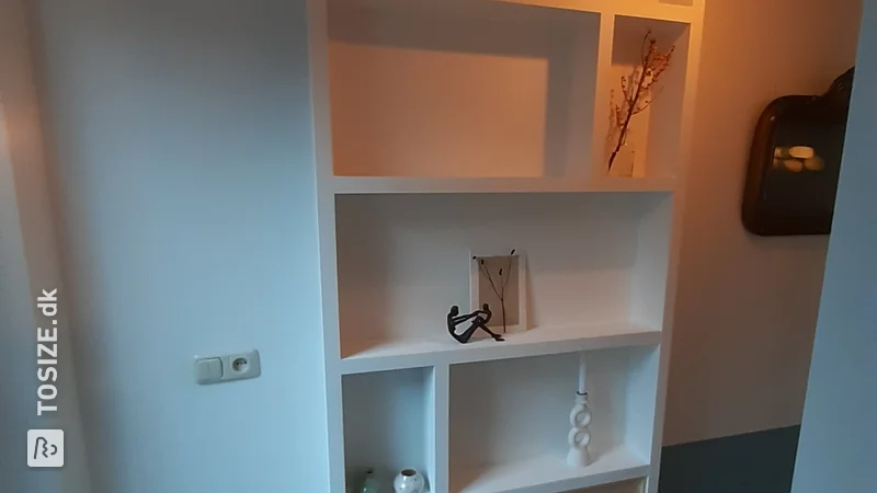 A beautiful cupboard with MDF compartments as a radiator housing, by Ellen