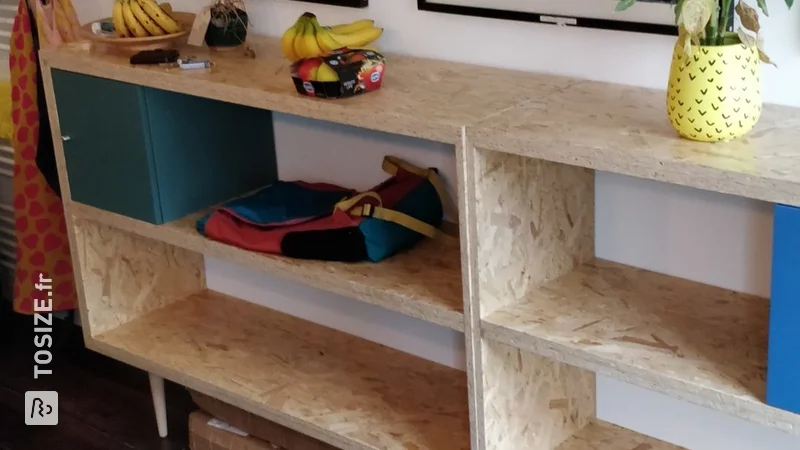 DIY: Make your own OSB sideboard, by Gijs