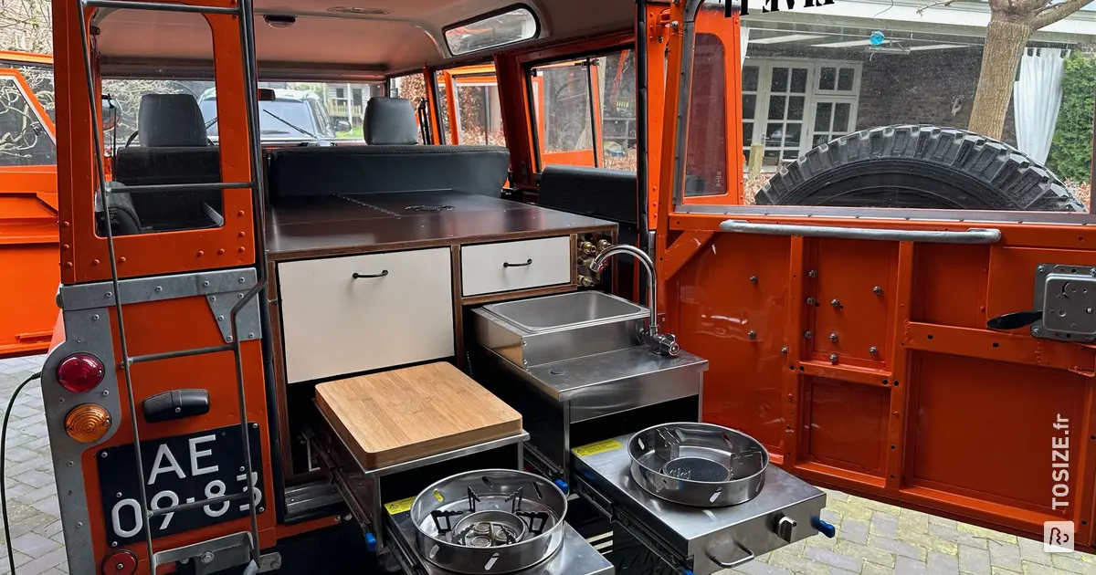 Cuisine extensible pour Land Rover Série 2a (1962) | TOSIZE.fr