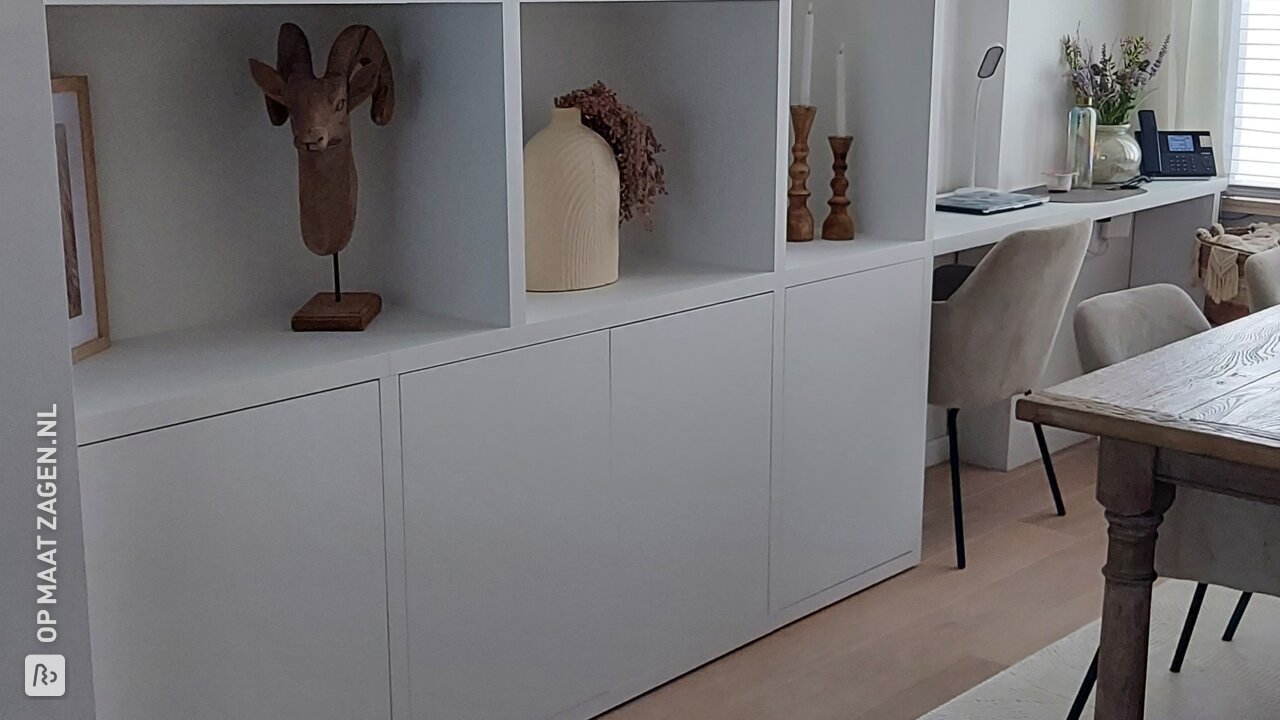 Bespoke cabinet with TOSIZE Furniture with homemade desk, by Nathalie