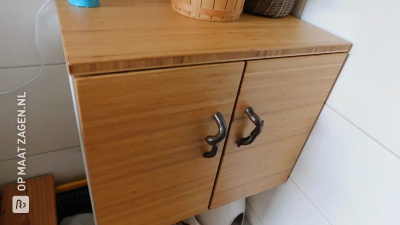 DIY bamboo bathroom furniture makeover in natural style, by Wolfgang