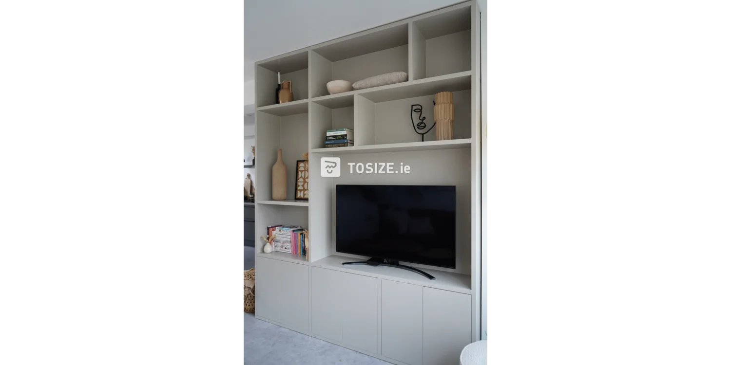 Made-to-measure shelving unit; design it all by yourself! | TOSIZE.ie