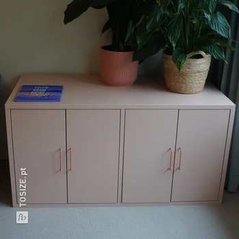 IKEA Hack: DIY Deep Toy Cabinet in Stylish Pink, by Robin