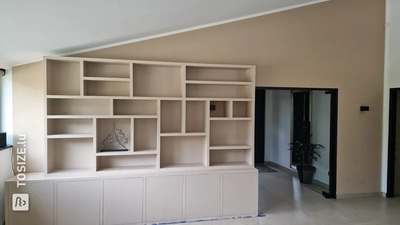 Fachschrank TOSIZE Möbel MDF nach Maß grundiert, von Ad und Peggy