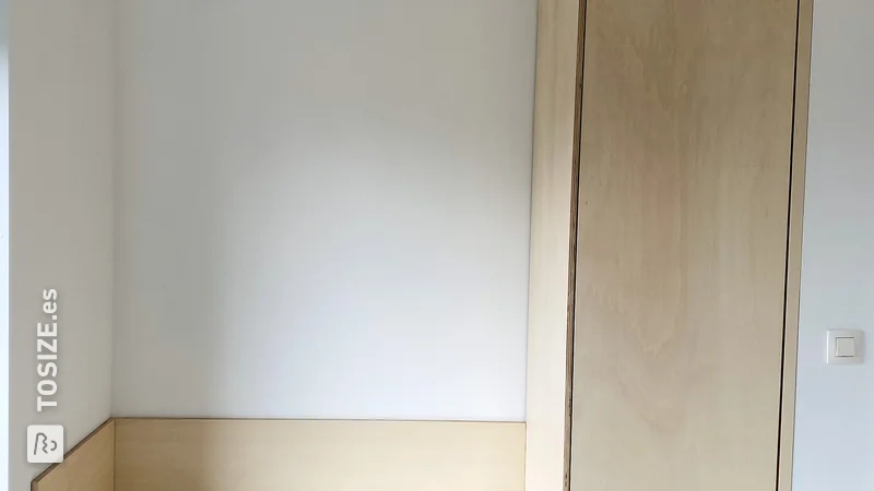 Make your own built-in cupboard and reading corner with an Ikea hack, by Eva
