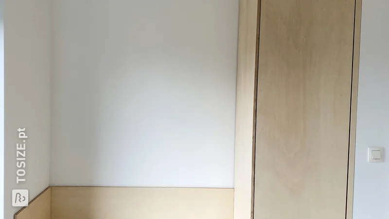 Make your own built-in cupboard and reading corner with an Ikea hack, by Eva