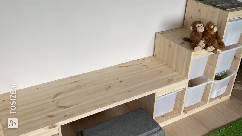 Fabriquez votre propre bureau et armoire à jouets pour la chambre de bébé, par Kirsy