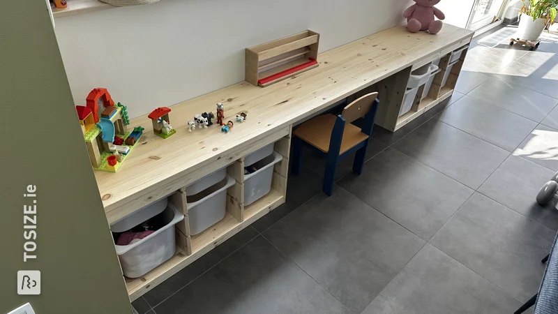 DIY Inspiration: Transforming IKEA trofast play corner, by Jo