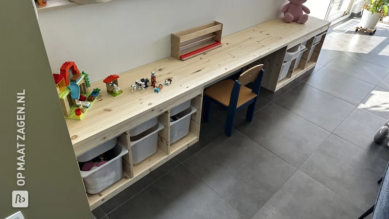 DIY Inspiration: Transforming IKEA trofast play corner, by Jo