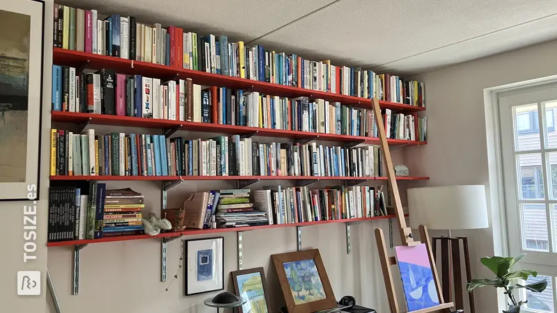 Stylish Bookcase and Kitchen Shelves, by Sterre