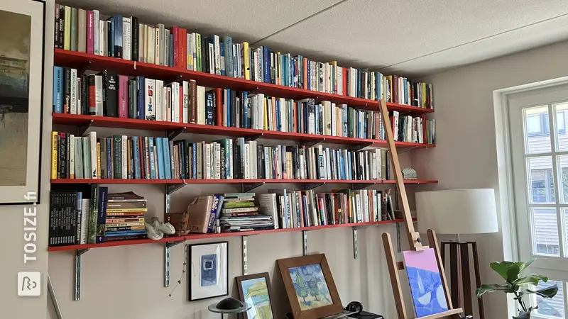 Stylish Bookcase and Kitchen Shelves, by Sterre