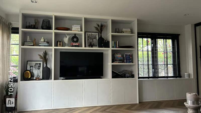 Make your own wall cabinet and TV cabinet combination, by Gwenda