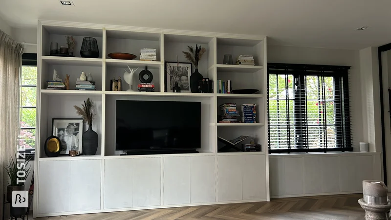 Make your own wall cabinet and TV cabinet combination, by Gwenda