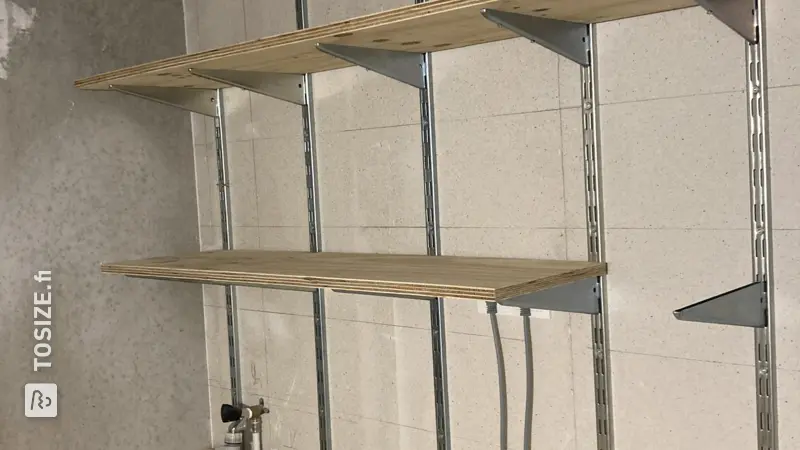 Functional storage space in the laundry room, by Sterre