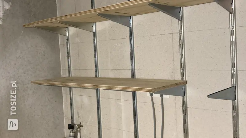 Functional storage space in the laundry room, by Sterre