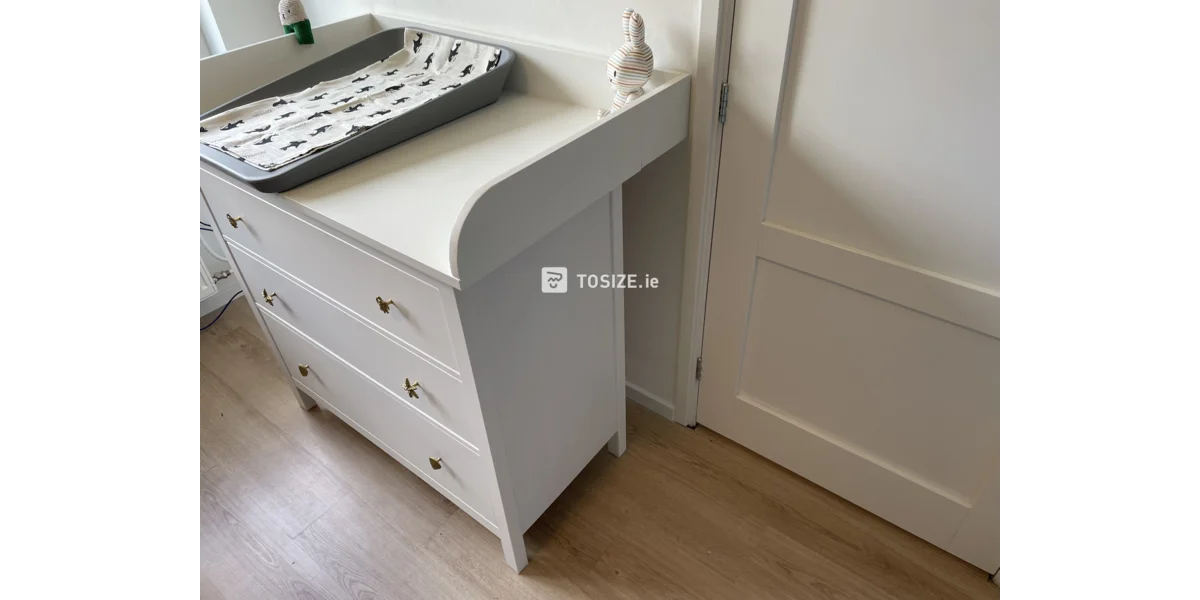 Hemnes dresser DIY with enlarged top by Niels TOSIZE.ie