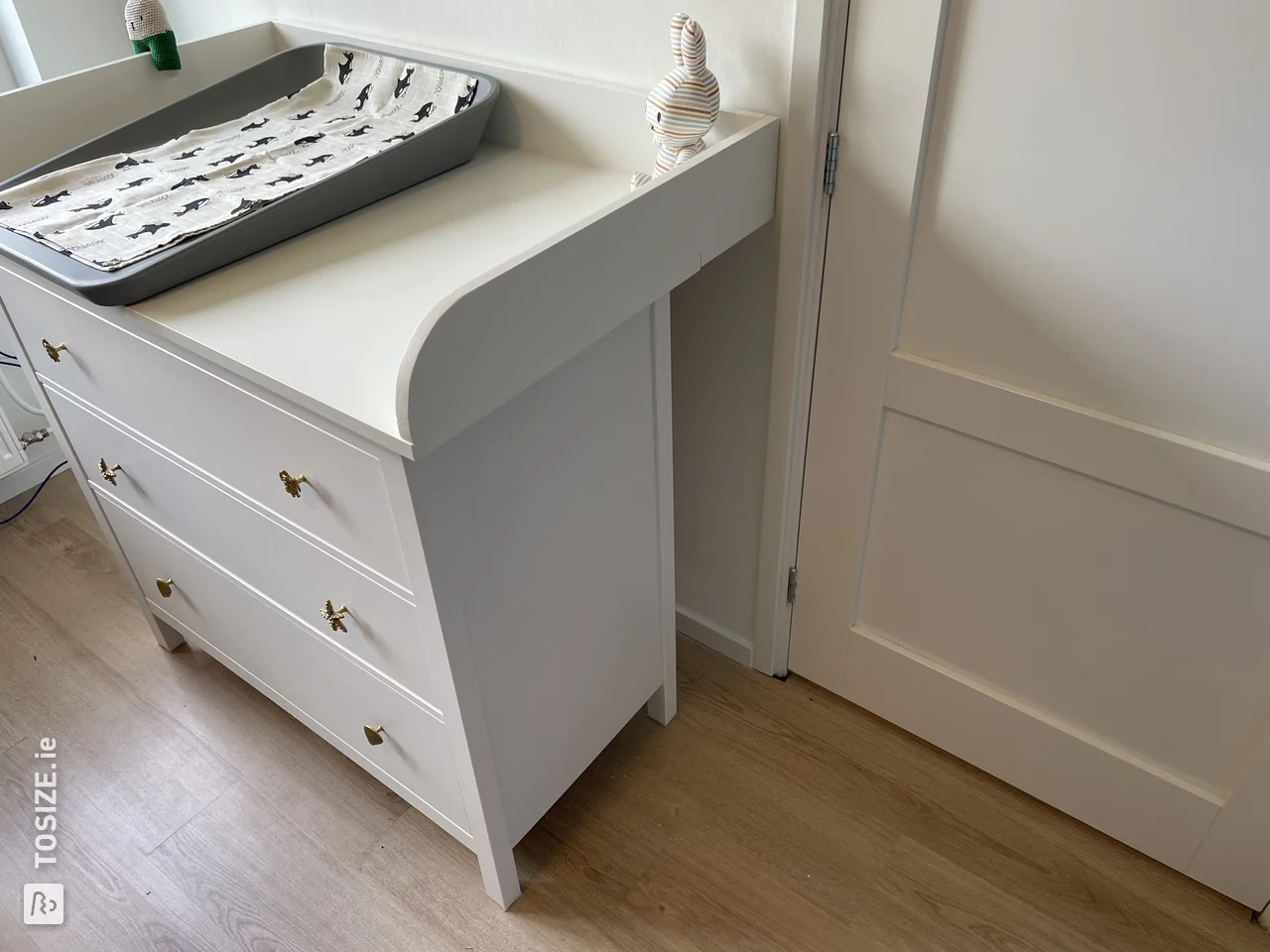 Hemnes dresser DIY with enlarged top by Niels TOSIZE.ie