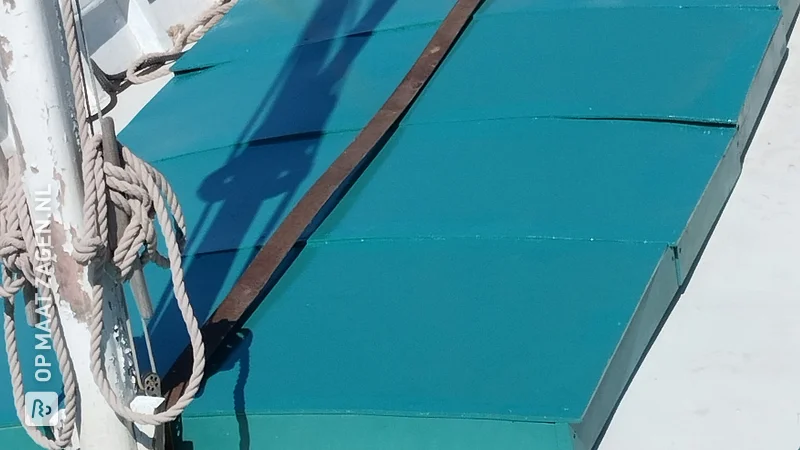 Renovatie van bootkappen met okoumé multiplex, door Eric