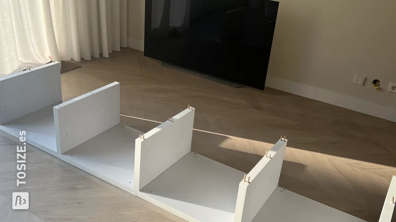 Mueble TV MDF imprimado