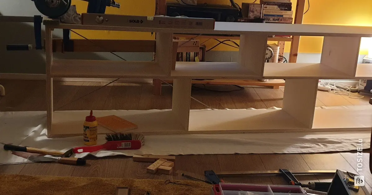 Meuble TV avec espace de rangement, de Multiplex | TOSIZE.lu