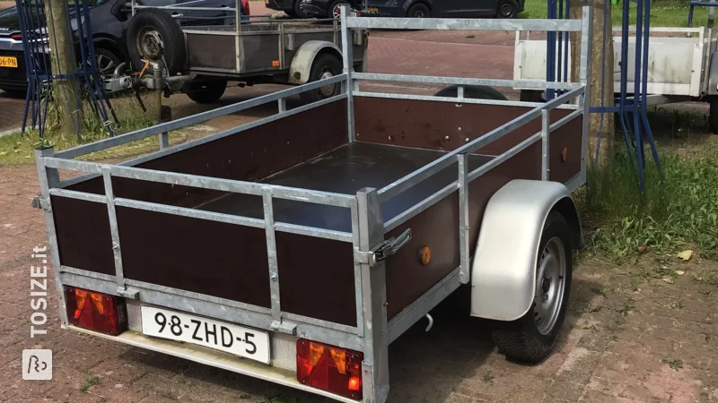 Renovation of a trailer with concrete plywood, by Dimar