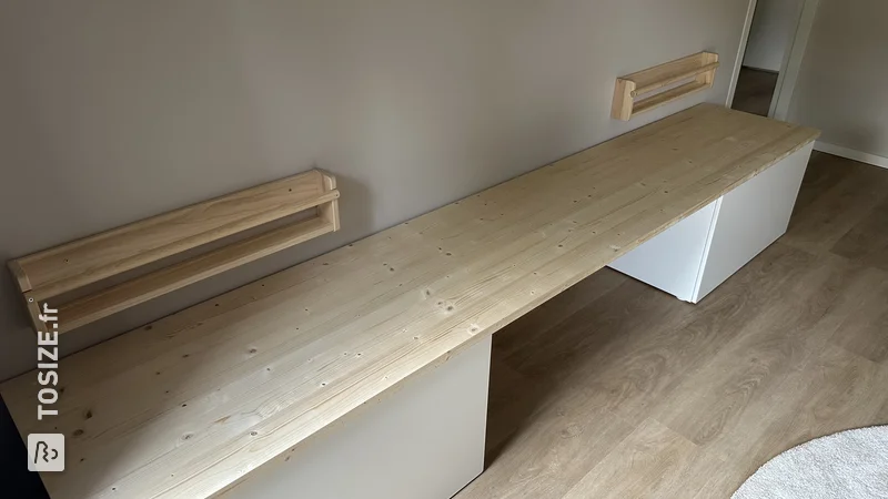 DIY Smastad Inspiration: make a unique children's desk, by Dennis