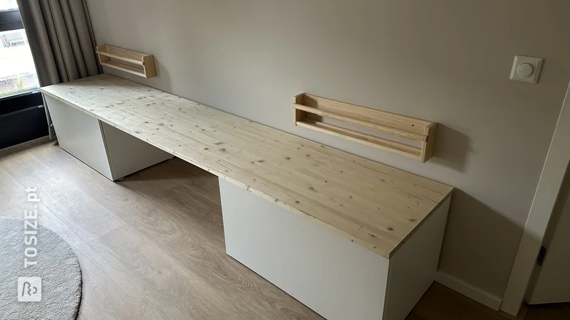 DIY Smastad Inspiration: make a unique children's desk, by Dennis