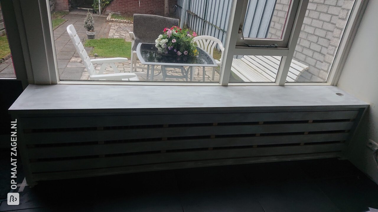 Ombouw radiator MDF, door Brian