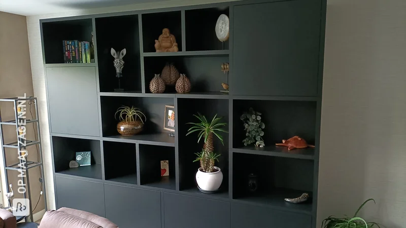 To size compartment cabinet, by Marcel and Roxane