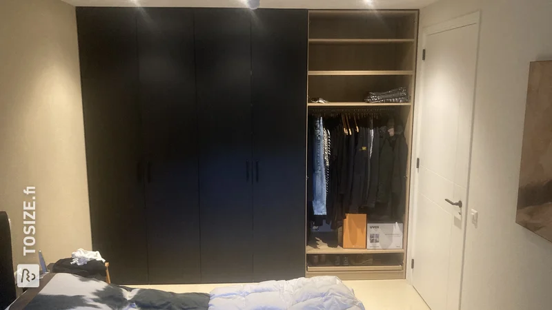 DIY Black Cupboard Doors for your wardrobe, by Albert