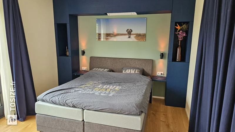 Create a personal back wall and mood object in your bedroom, by Joris