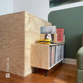 DIY-inspiratie: Vinylplank in de woonkamer, gerealiseerd door Lutz