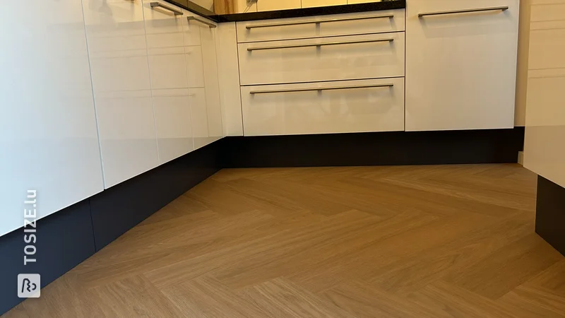 Make stylish kitchen skirting boards with MDF, by Tim
