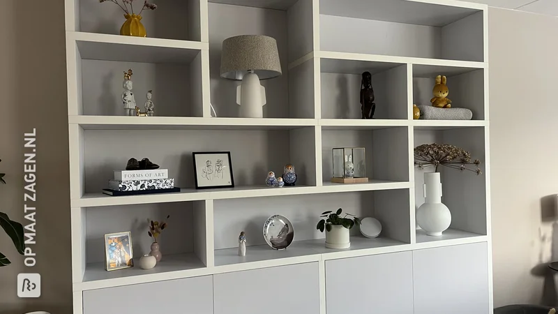 DIY custom wall cabinet, by Joyce