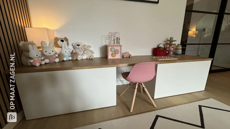 Make your own IKEA SMÅSTAD children's corner with oak top, by Maurice