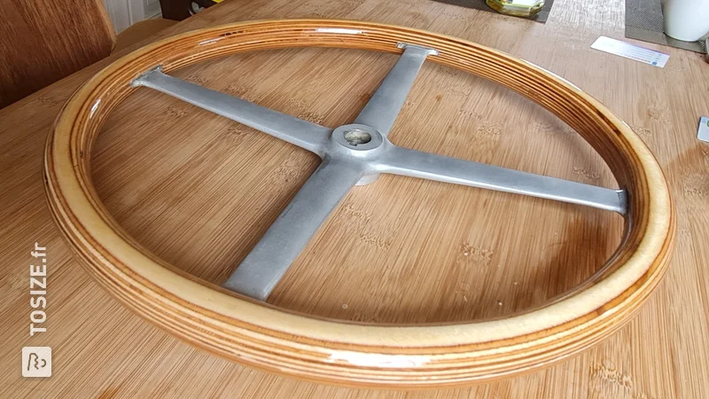 Make your own new steering wheel from Birch Multiplex, by Jan 