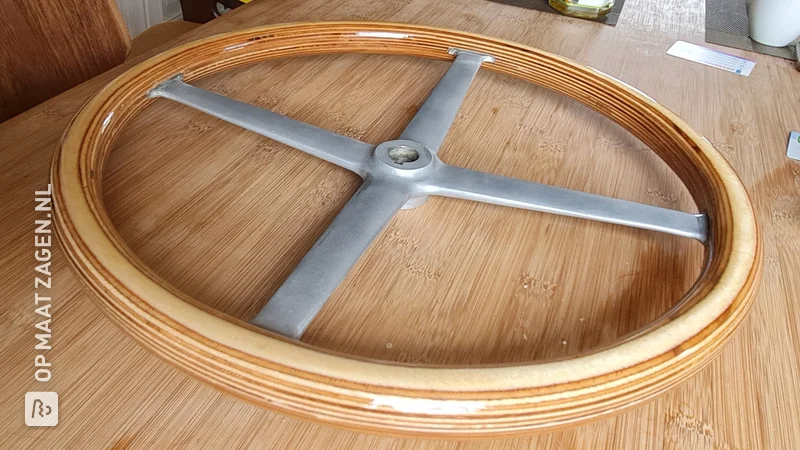 Make your own new steering wheel from Birch Multiplex, by Jan 