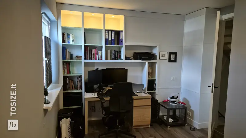 Posto di lavoro creativo in MDF a casa, di Maurits