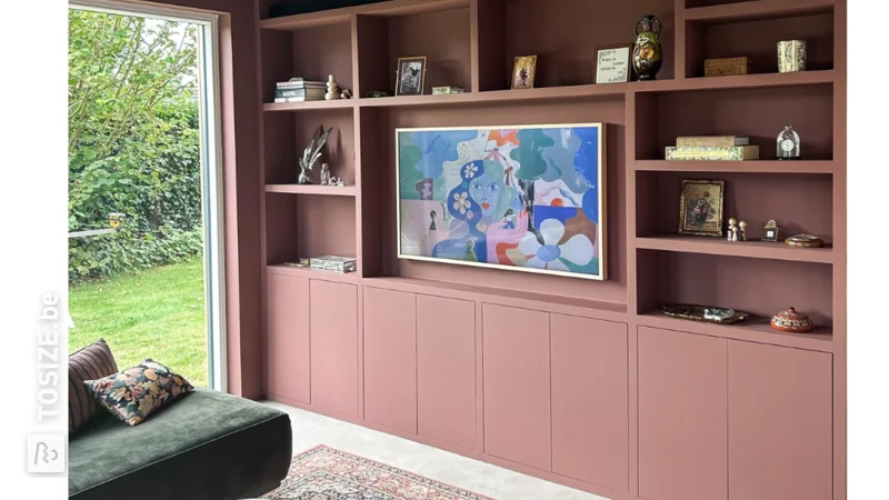 Transform your TV room with a DIY corner cabinet, by Gwenda