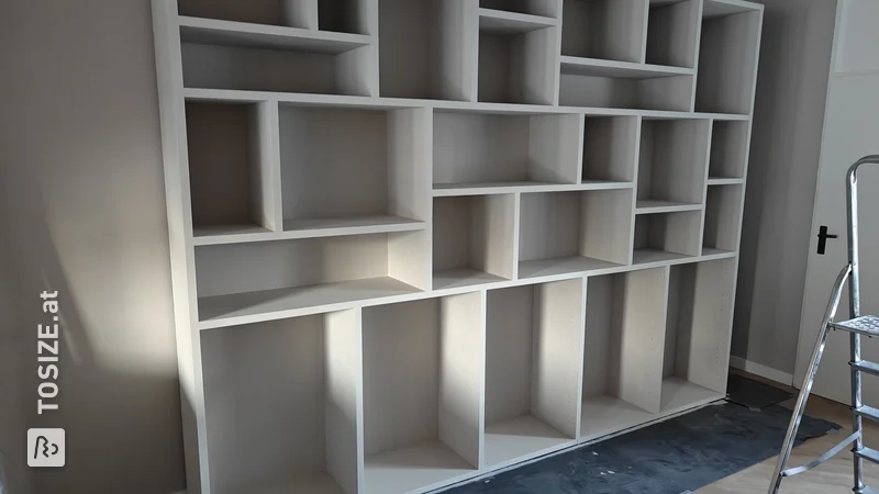 TOSIZE furniture custom-made shelving unit, by Jurre