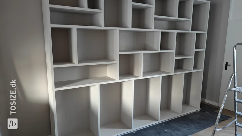 TOSIZE furniture custom-made shelving unit, by Jurre